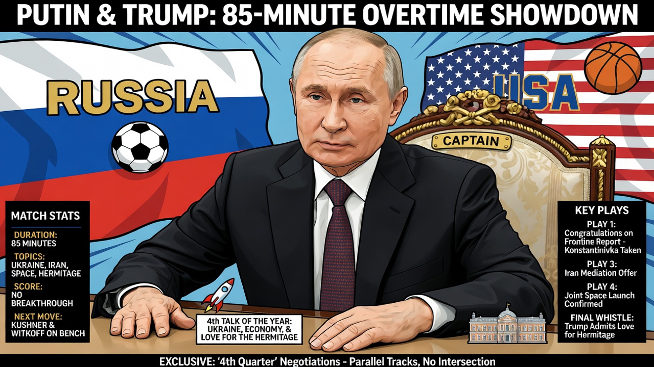 Путин и Трамп переговорили 85 минут. Эрмитаж, Украина и МКС