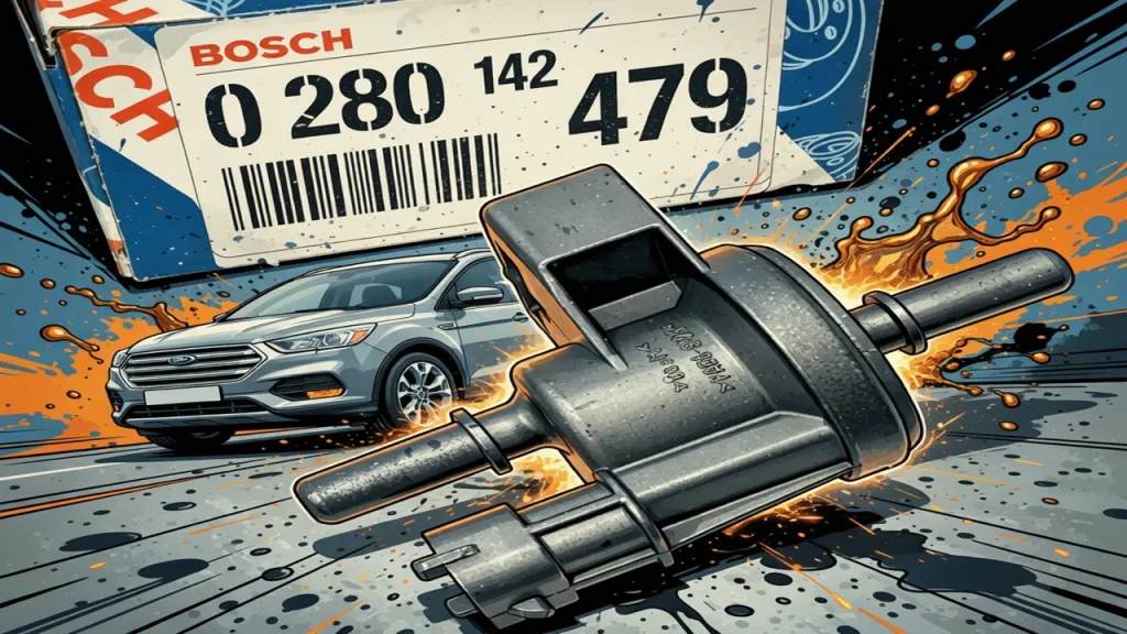 Ford Kuga глохнет на полбаке. Копеечная деталь решает всё