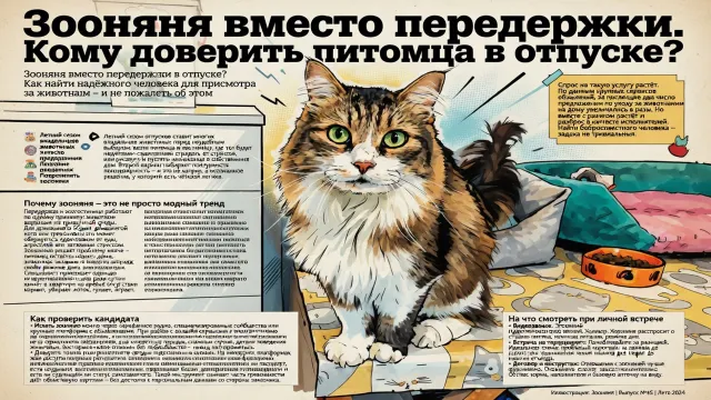 Зооняня вместо передержки. Кому доверить питомца в отпуске?